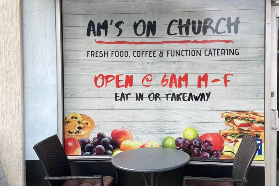 Am's on Church logo