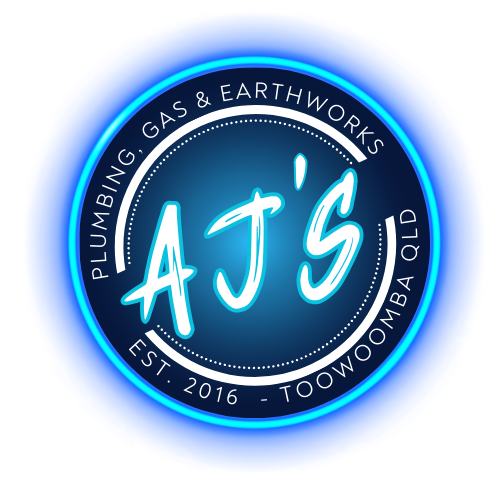 AJ's Plumbing, Gas & Earthworks logo